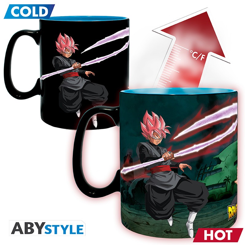 ABYMUGA195 - DRAGON BALL SUPER - TAZZA MUG HEAT 460ML - SAIYANS VS BLACK