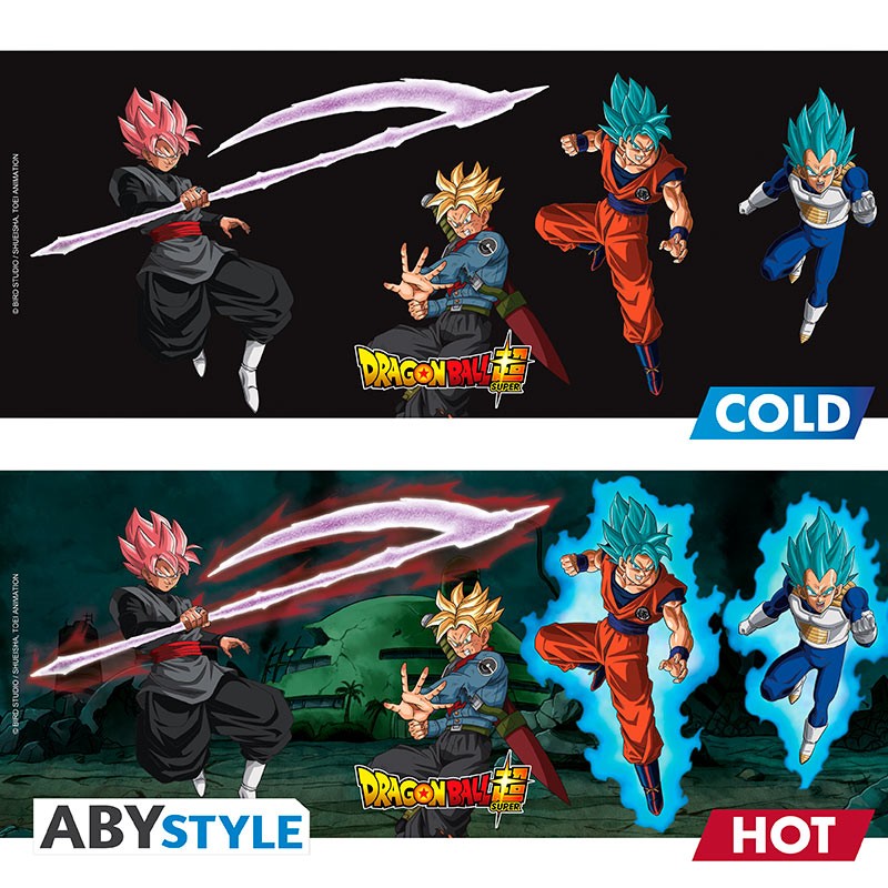 ABYMUGA195 - DRAGON BALL SUPER - TAZZA MUG HEAT 460ML - SAIYANS VS BLACK