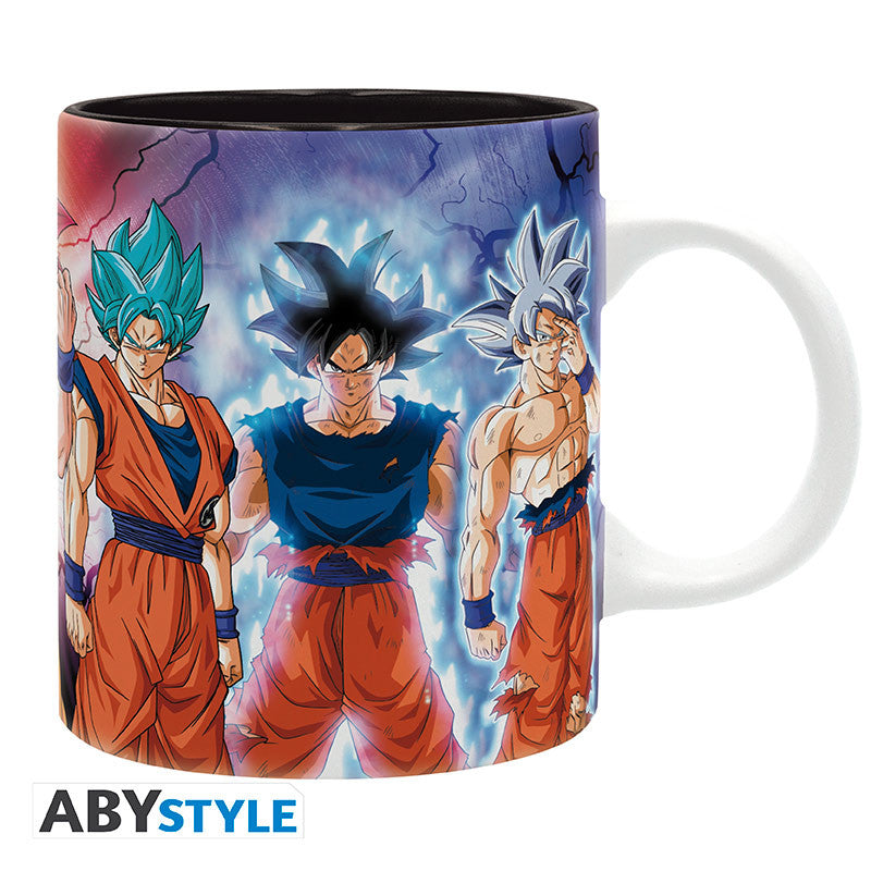 ABYMUG997 - DRAGON BALL SUPER - TAZZA 320ML - GOKU TRANSFORMATIONS
