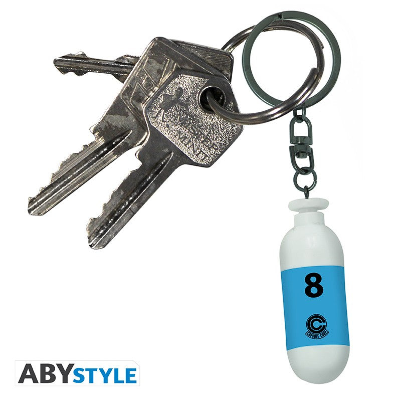 ABYKEY340 - DRAGON BALL - PORTACHIAVI 3D - BLUE CAPSULE
