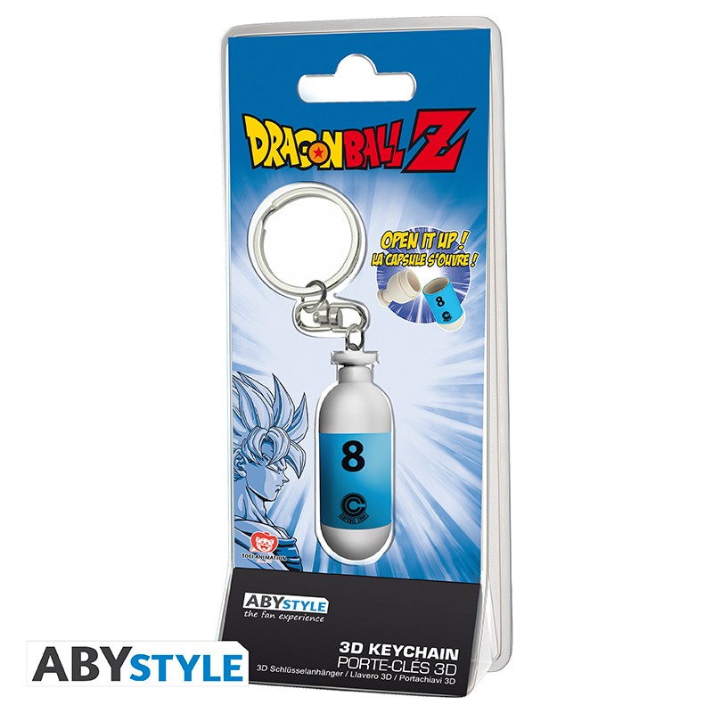 ABYKEY340 - DRAGON BALL - PORTACHIAVI 3D - BLUE CAPSULE