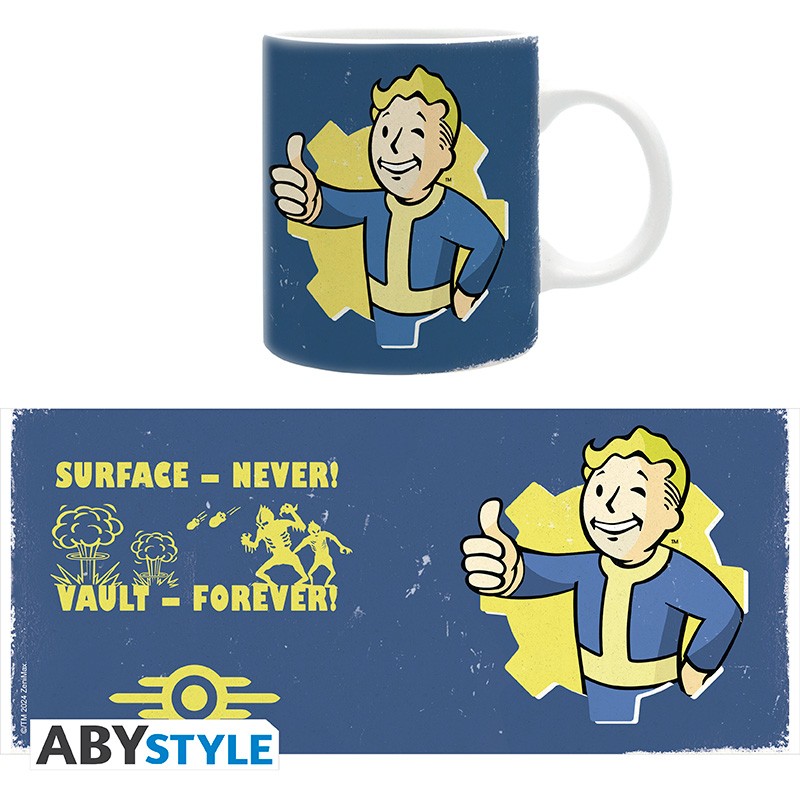 ABYMUGA526 - FALLOUT - TAZZA 320ML - VAULT BOY BLUE