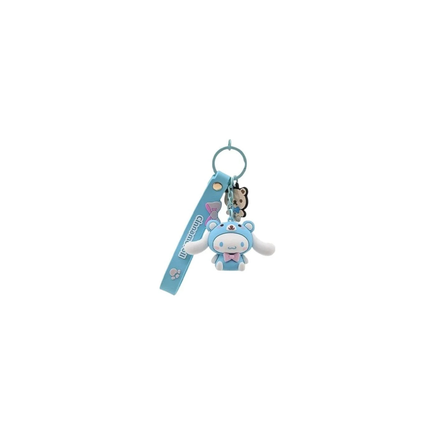 11540 - HELLO KITTY AND FRIENDS - KEYCHAIN WITH HAND STRAP - ANIMALS SERIES Portachiavi Cinnamoroll
