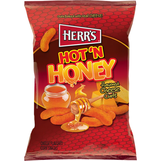 Herr's Honey Cheese Flavored Cheese Curls (28g)