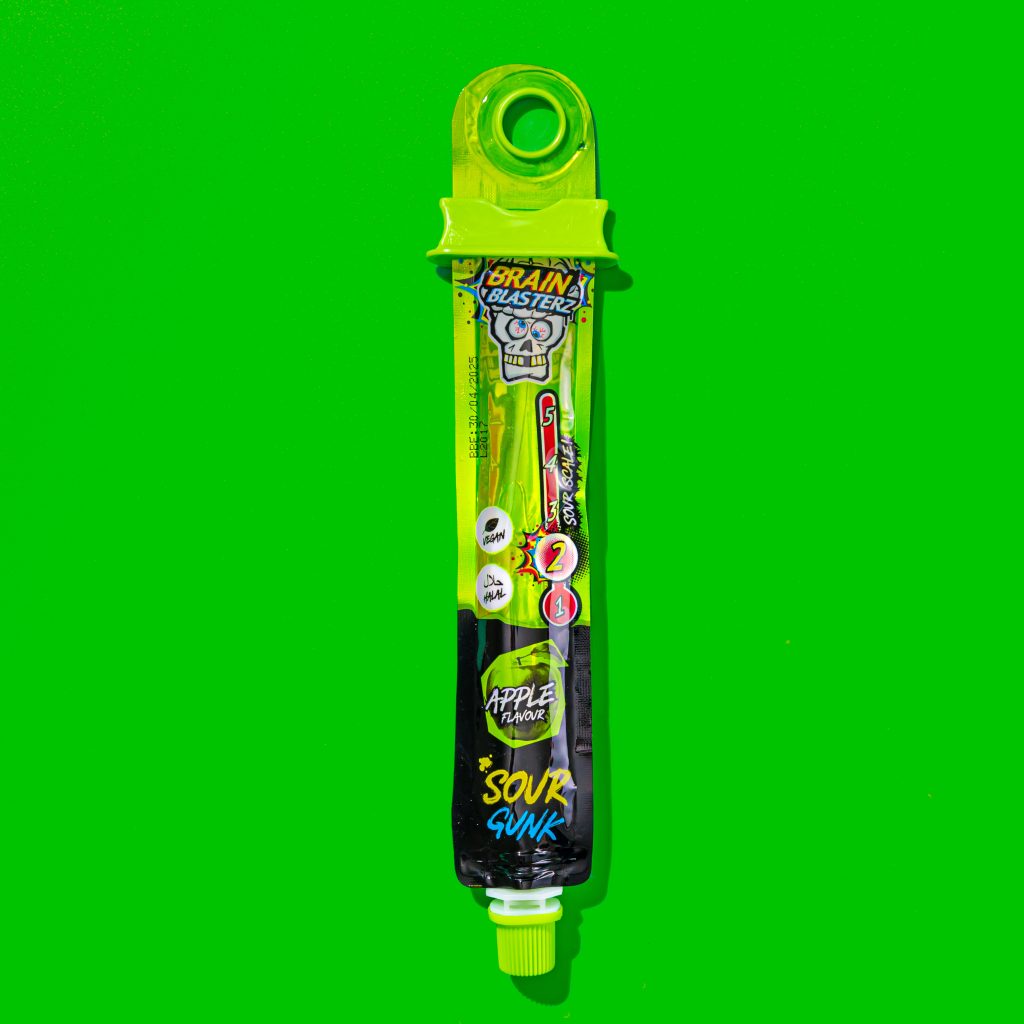 Brain Blasterz Sour Gel Pouch – Caramella gel aspra alla frutta