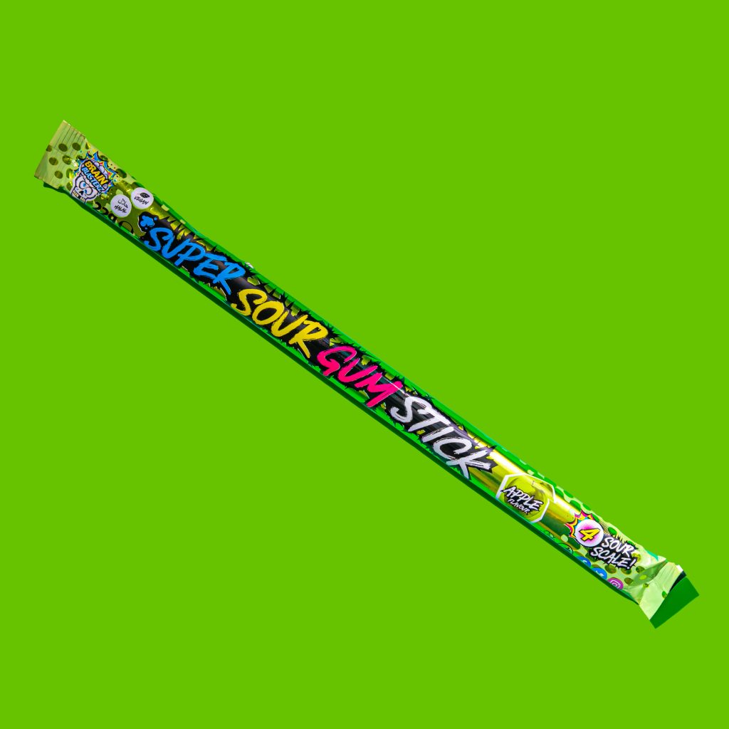 Brain Blasterz Super Sour Gum Stick – Gomma da masticare super aspra
