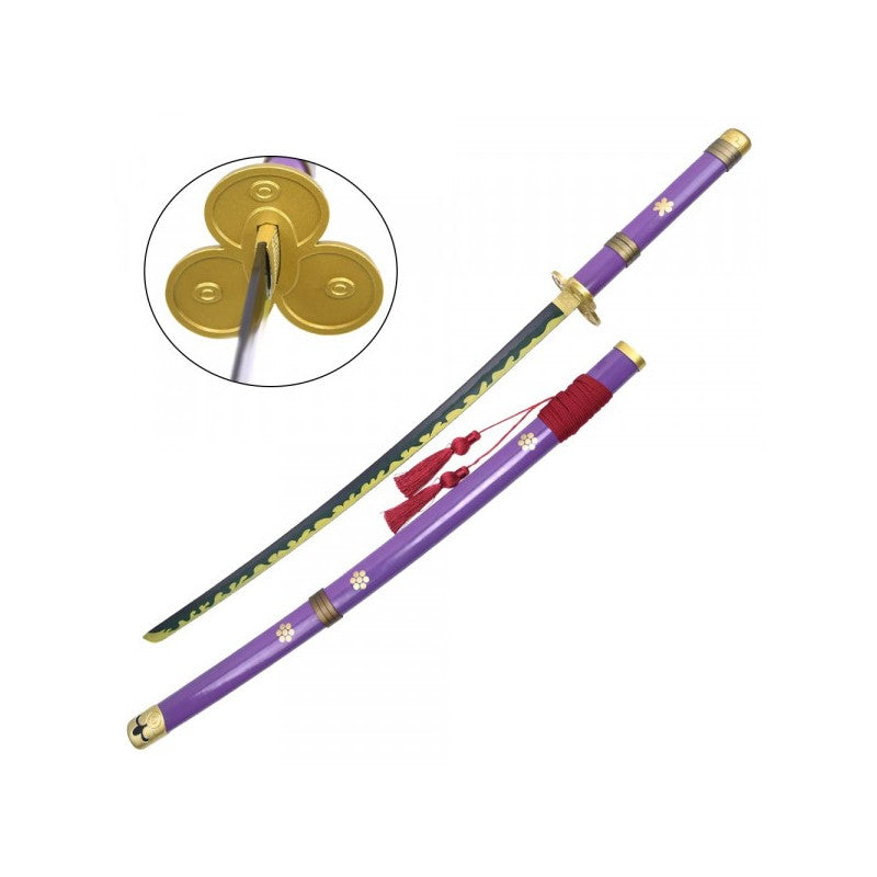 KATANA DA PRATICA ENMA ZORO - ONE PIECE - VIOLA
