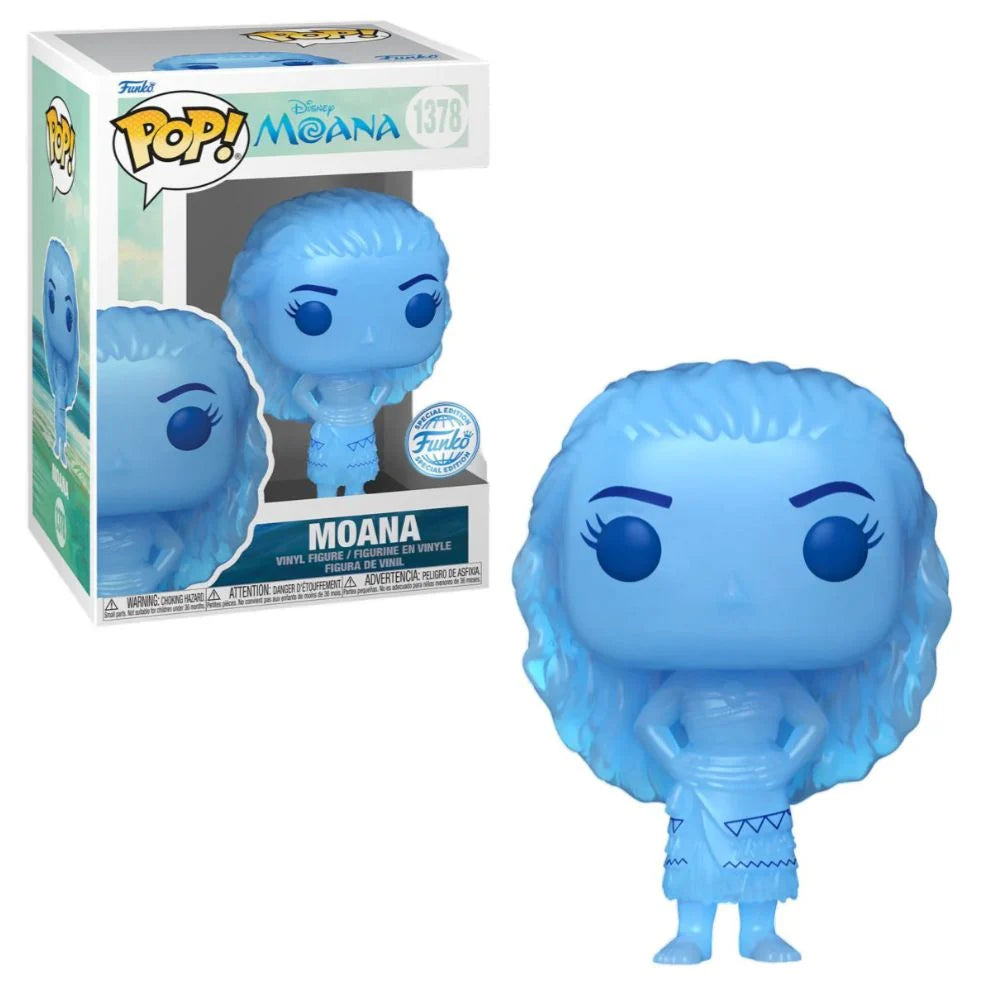 Disney Princess Funko POP! Disney Vinyl Figure 1378 Moana Blue Translucent9 cm