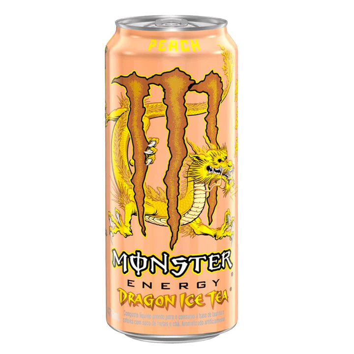 Monster Dragon Iced Tea Peach - Brasiliana -
