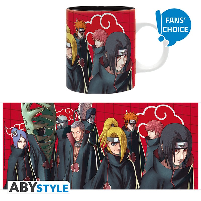 ABYMUGA301 - NARUTO SHIPPUDEN - Tazza - 320 ml - Artwork Akatsuki - subli