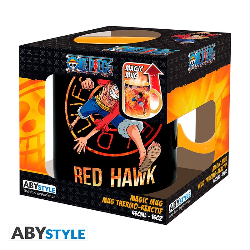 ABYMUGA445 ONE PIECE - Mug Heat Change - 460 ml - Luffy & Sabo