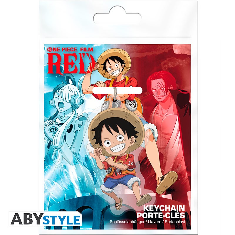 ABYKEY512 - ONE PIECE: RED - PORTACHIAVI - LUFFY