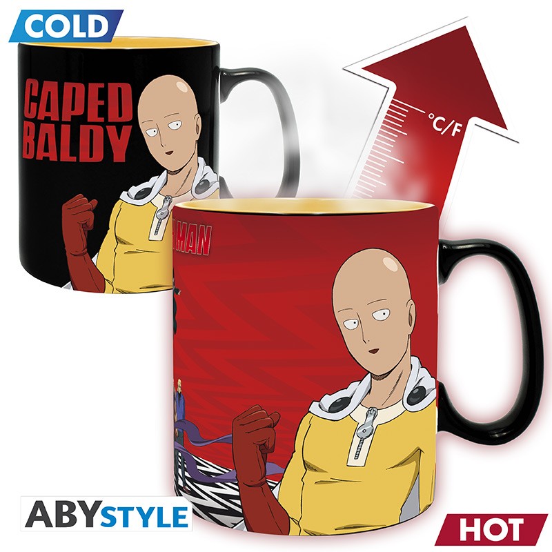 ABYMUGA044 - ONE PUNCH MAN Mug Heat Change Saitama & Garou