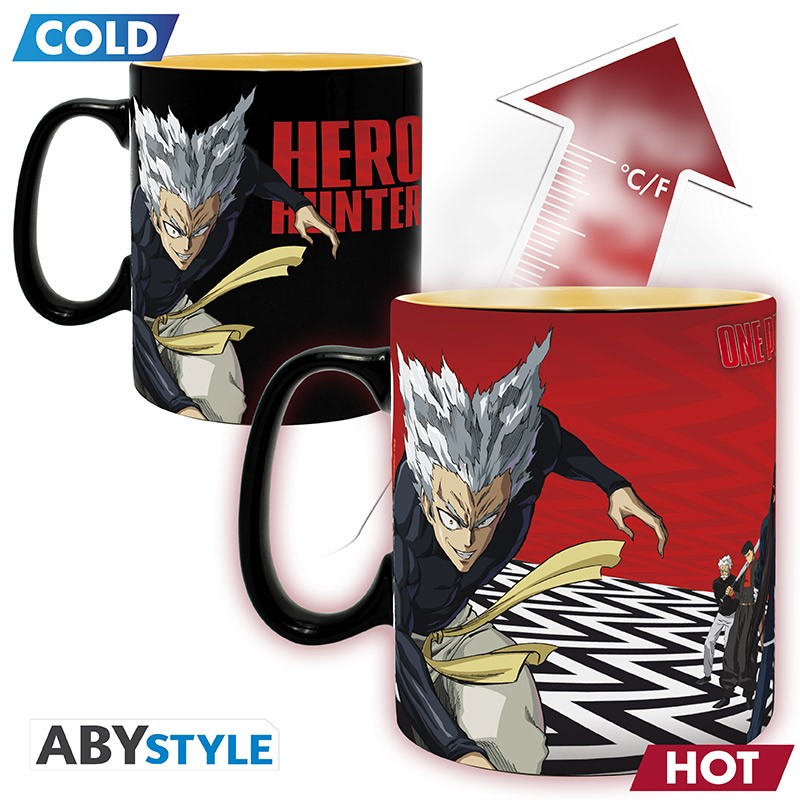 ABYMUGA044 - ONE PUNCH MAN Mug Heat Change Saitama & Garou