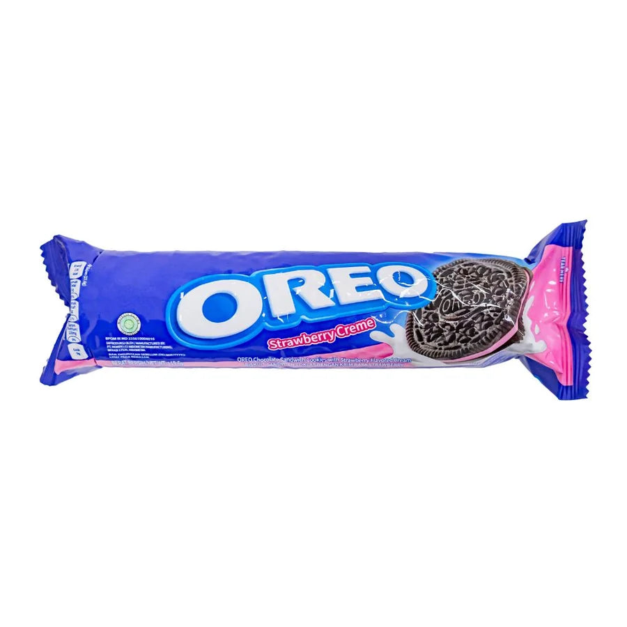 Oreo Strawberry Creme – Biscotti al Cacao con Crema alla Fragola 119.6g
