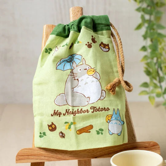 String pouch Totoro & Catbus - My Neighbor Totoro