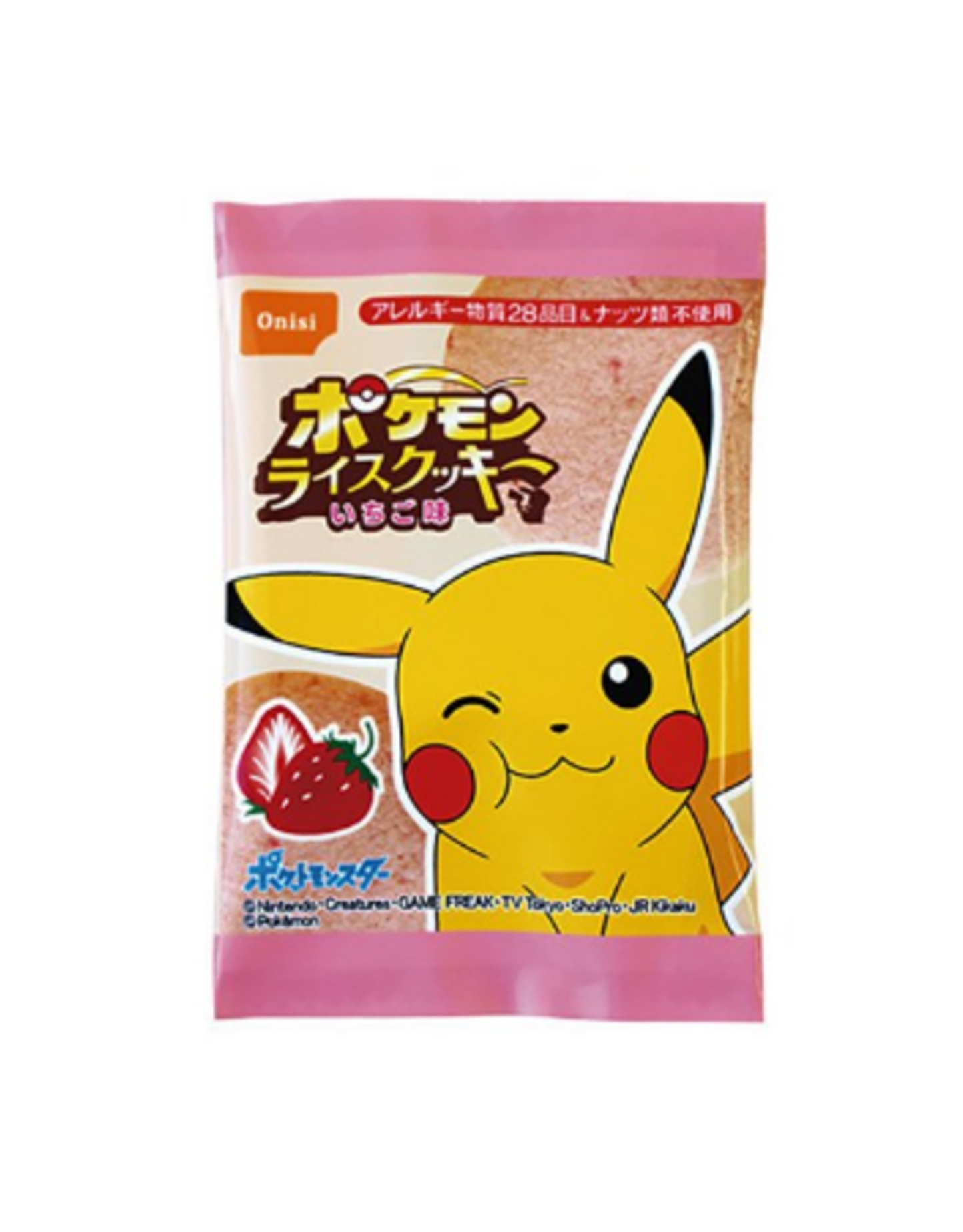 BISCOTTI POKEMON DI RISO ALLA FRAGOLA