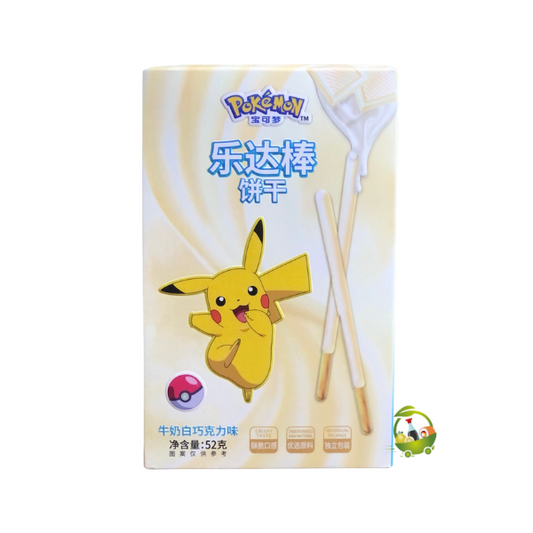Pokèmon biscotti stick - cioccolato bianco