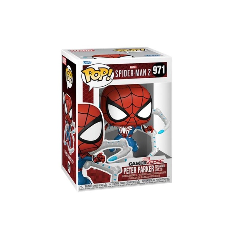 Marvel FUNKO POP! Marvel Vinyl Figure 971 Spider-Man 2 Peter Parker Advanced Suit 2.0 9 cm (Copy)