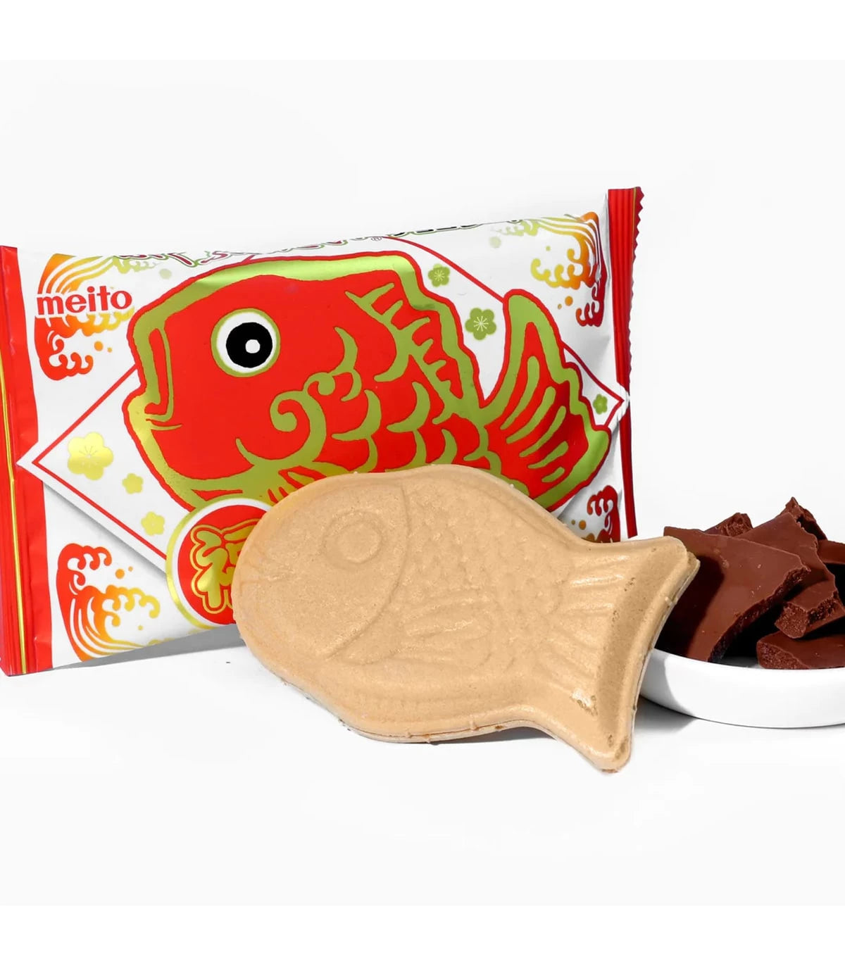 TAIYAKI - BISCOTTO A FORMA DI PESCE RIPIENO AL CIOCCOLATO: PACCHETTO "GOOD LUCK