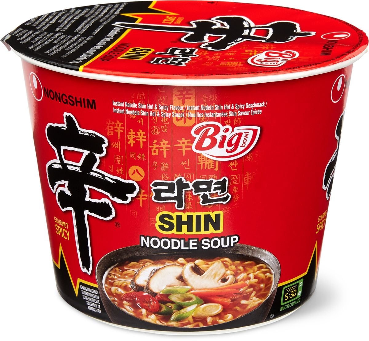 RAMEN ISTANTANEO CUP - SHIN BIG BOWL PICCANTE