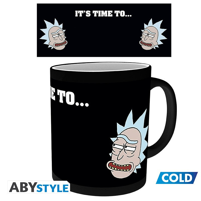 MGH0063 - RICK AND MORTY - TAZZA HEAT CHANGE 320ML - GET SCHWIFTY