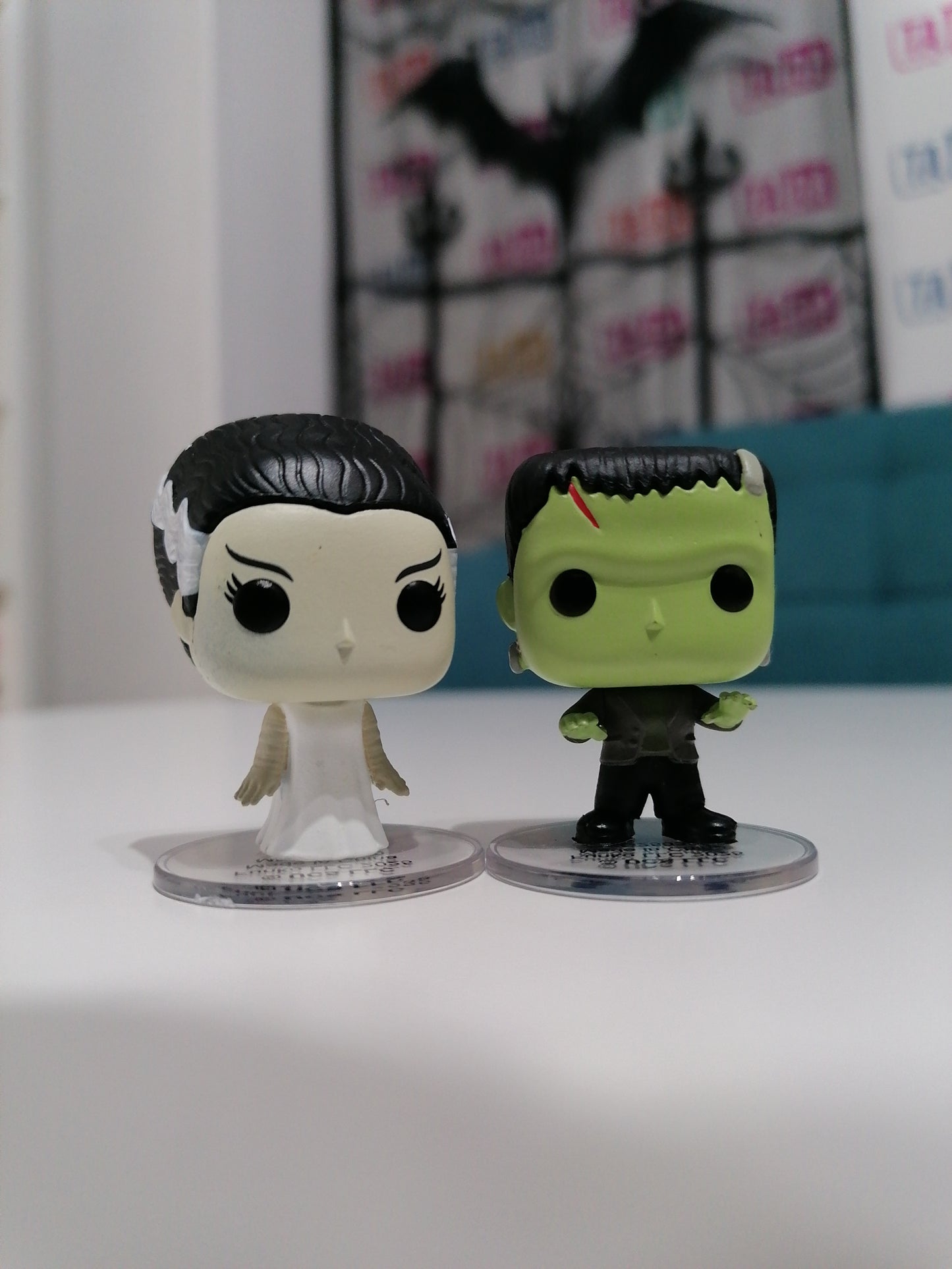 Advent Calendar Halloween- Calendario dell'avvento Frankenstein e Elisabeth Funko POP! Vinyl 4 cm