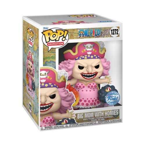 One Piece Super Sized Funko POP! Animation Vinyl Figure 1272 Big Mom w/Homies 15 cm