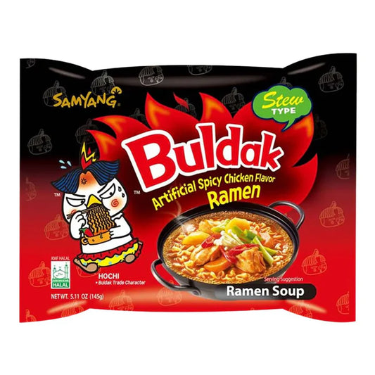 Samyang Buldak Hot Chicken Flavor Stew, ramen al pollo piccante da 145g