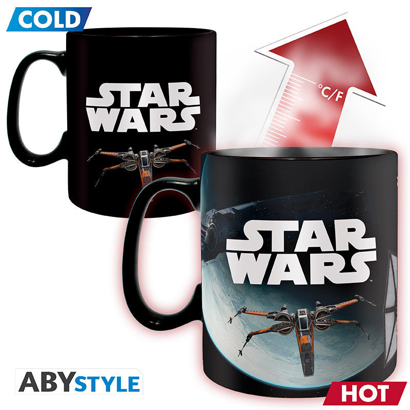 ABYMUGA548 - Tazza STAR WARS Heat Change Cambiacolore 460 ml Battaglia Spaziale