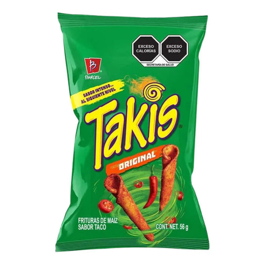 Takis Original, riccioli di tortillas piccanti 56g