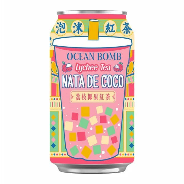 Ocean Bomb Tè Litchi con Nata de Coco (315ml)