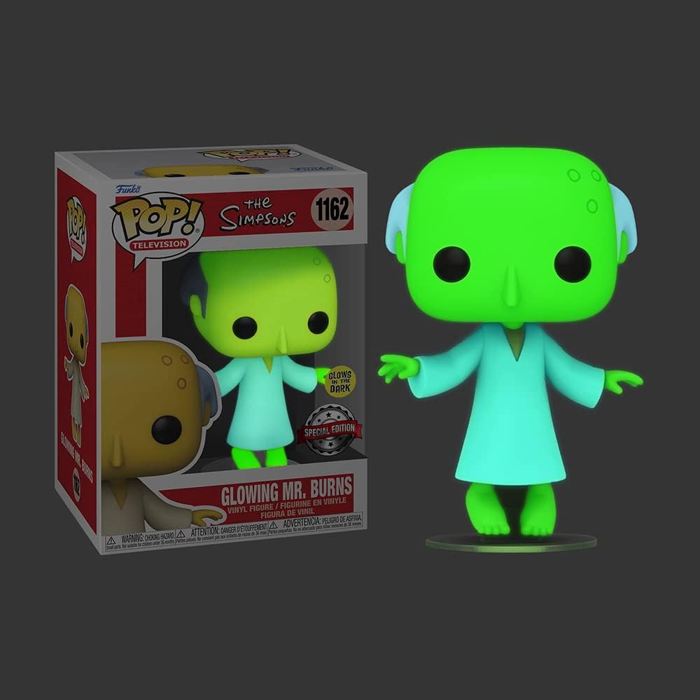 The Simpsons Funko POP! Animation Vinyl Figure 1162 Glowing Mr. Burns 9 cm