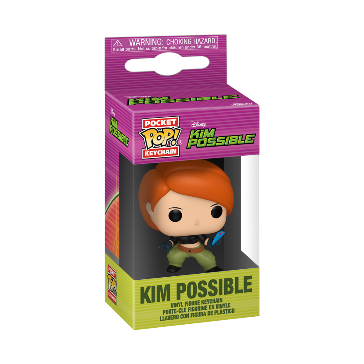 KIM POSSIBLE - KEYCHAIN - KIM 4CM PORTACHIAVI