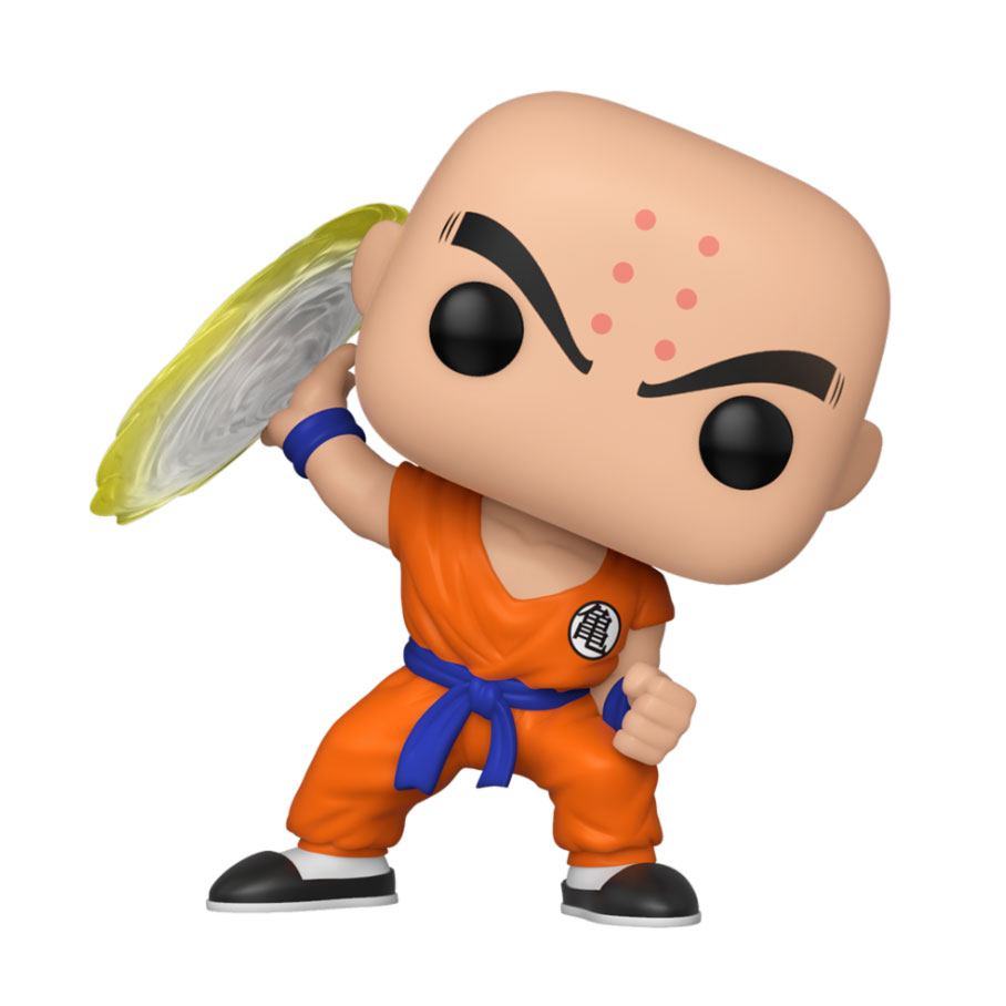 Dragon Ball Z Funko POP! Animation Vinyl Figure Krillin w/ Destructo Disc 9 cm