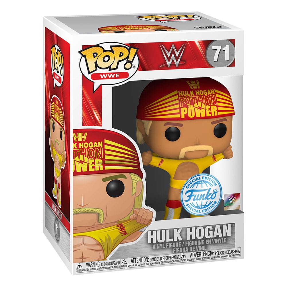 WWE Funko POP! Vinyl Figure 71 Wrestlemania 3 - Hulk Hogan Exclusive 9 cm