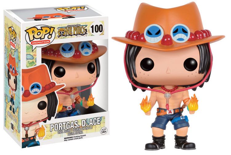 One Piece Funko POP! Television Vinyl Figure 100 Portgas D. Ace 9 cm