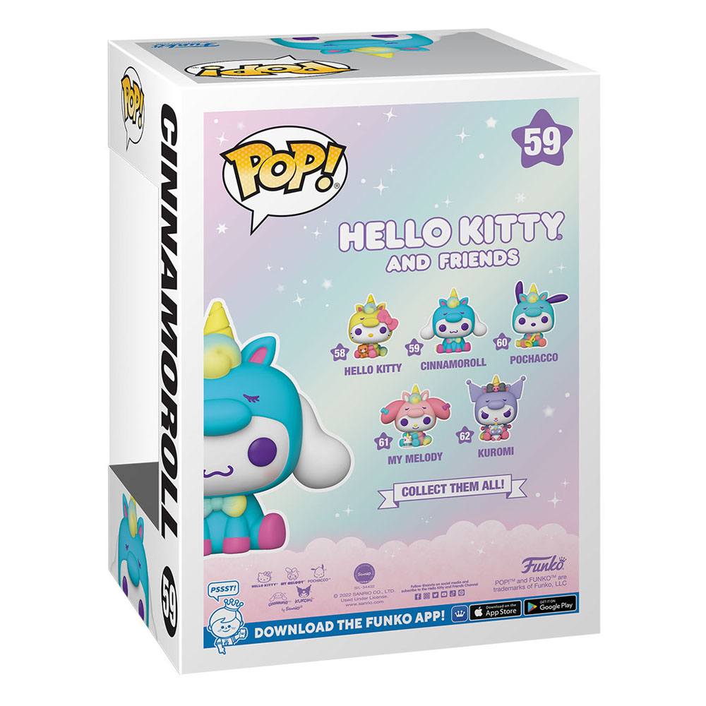 Hello Kitty and Friends Funko POP! Sanrio Vinyl Figure 59 Cinnamoroll 9 cm