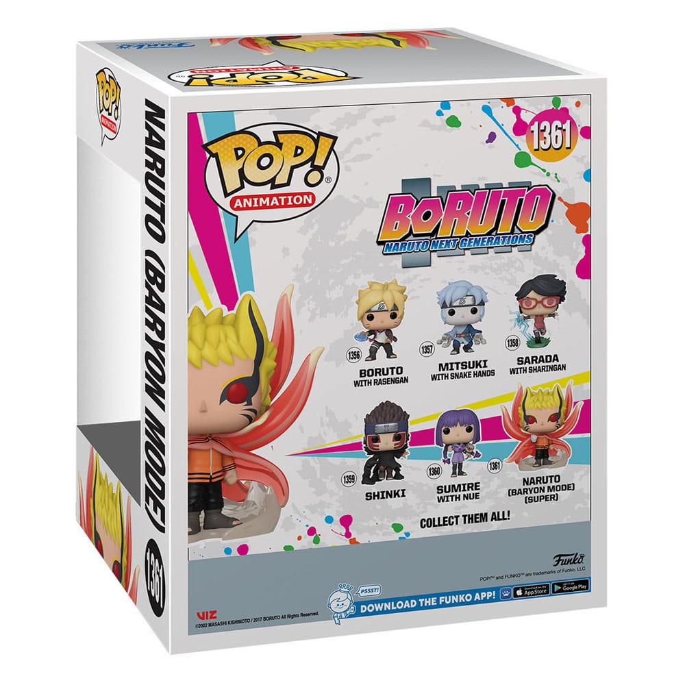 Boruto - Naruto Next Generations Super Sized Funko POP! Vinyl Figure 1361 Baryon Mode Naruto 15 cm