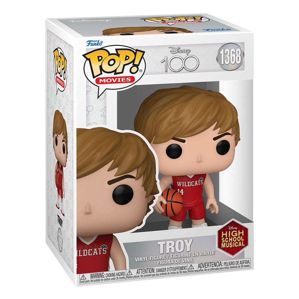 High School Musical Disney Funko POP! Movies Vinyl Figure 1368 Troy 9 cm
