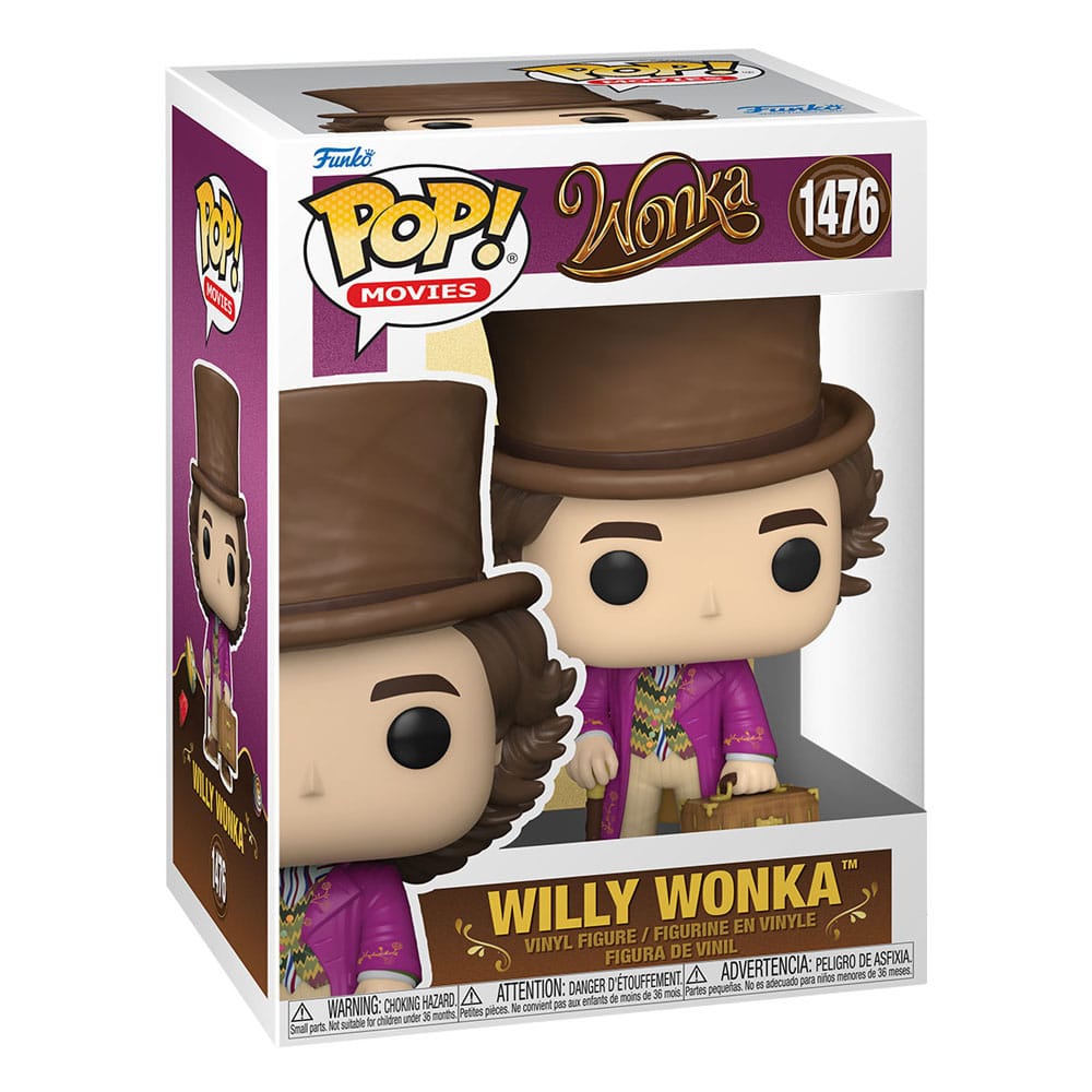 Willy Wonka & the Chocolate Factory Funko POP! Movies Vinyl Figure 1476 Willy Wonka 9 cm