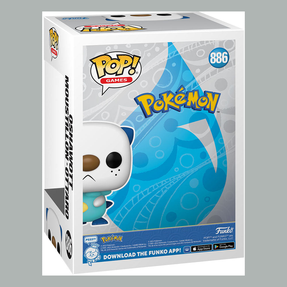 Pokemon Funko POP! Games Vinyl Figure 886 Oshawott (EMEA) 9 cm
