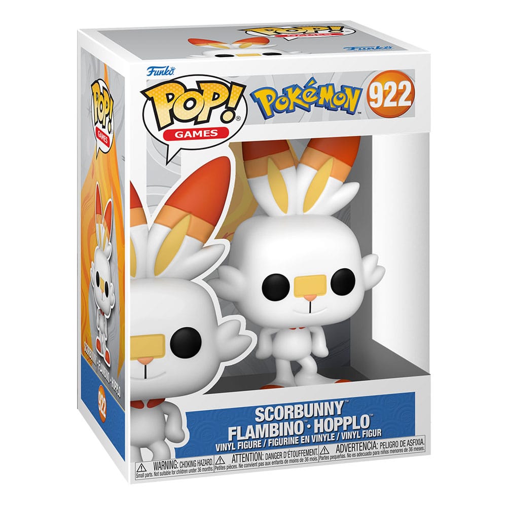 Pokemon Funko POP! Games Vinyl Figure 922 Scorbunny (EMEA) 9 cm