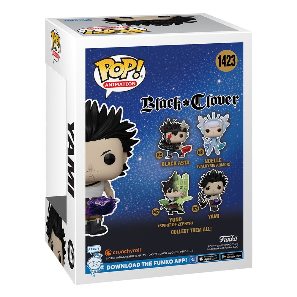 Black Clover Funko POP! Animation Vinyl Figure 1423 Yami 9 cm