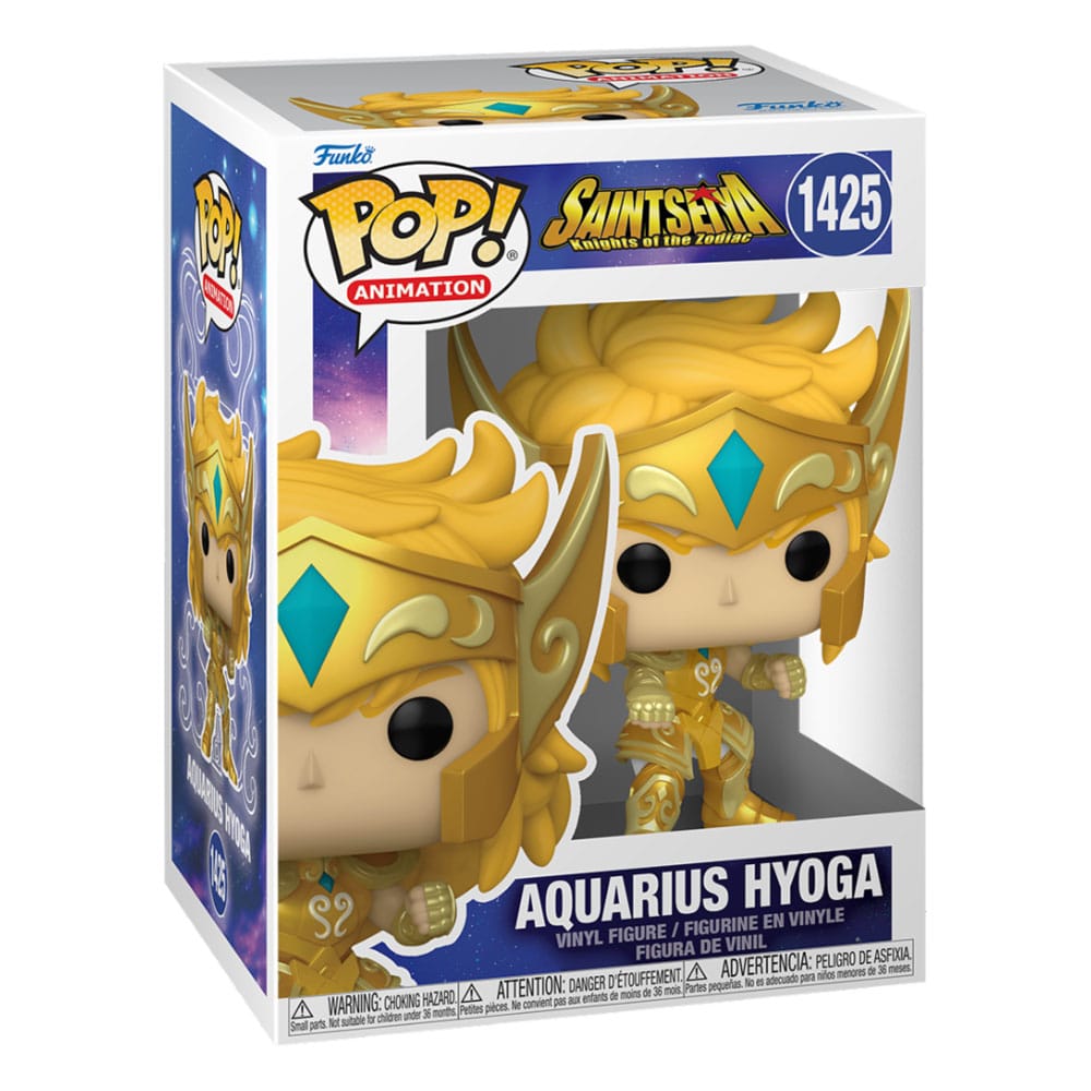 Saint Seiya Funko POP! Animation Figure 1425 Gold Aquarius Hyoga 9 cm