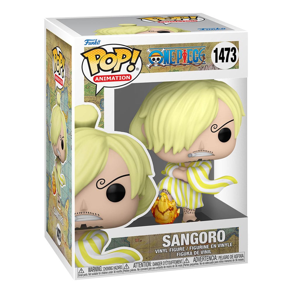 One Piece Funko POP! Animation Vinyl Figure 1473 Sangoro (Wano) 9 cm