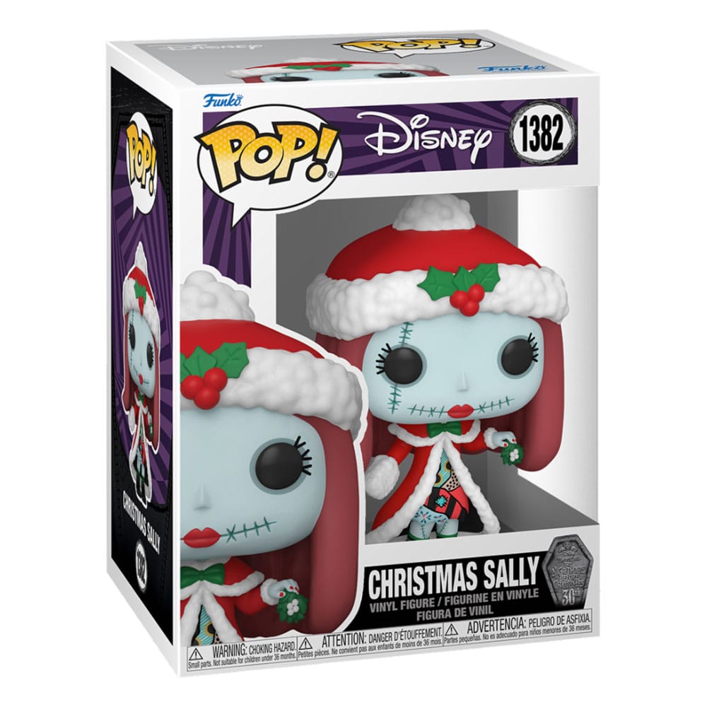 Nightmare before Christmas 30th Funko POP! Disney Vinyl Figure 1382 Christmas Sally 9 cm 9 cm
