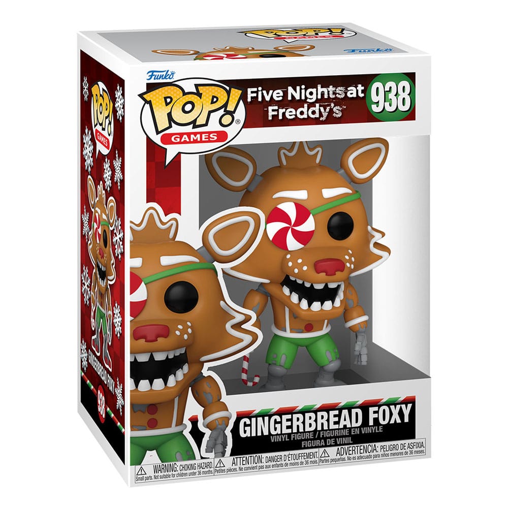 Five Nights at Freddy's Funko POP! Games Vinyl Figure 938 Holiday Foxy 9 cm