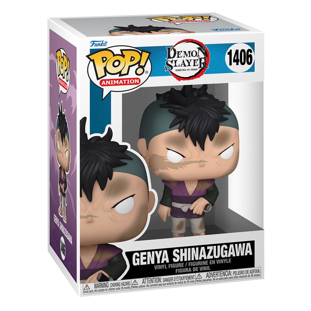 Demon Slayer: Kimetsu no Yaiba Funko POP! Animation Figure 1406 Genya Shinazugawa 9 cm