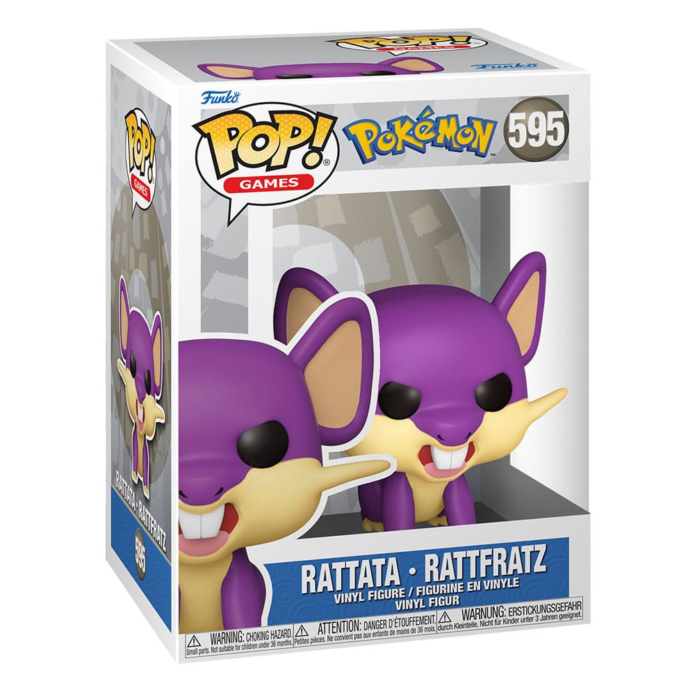 Pokemon Funko POP! Games Vinyl Figure 595 Rattata 9 cm